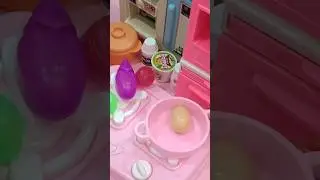 Satisfying Unbelievable ASMR Sound From Tiny Kitchen Set Toy #asmr #kitchenset #cookware