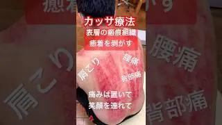 【カッサ療法】で肩こり腰痛背中の痛みにアプローチ！Take the Best #整体 #マッサージ #カッサ