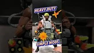 Heavy Duty Neck Torso Missile Mods GI Joe Classified Series Hasbro Pulse Action Figure Fix