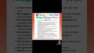 #parentstogether #screentime #healthykids #childdevelopment #screentimemanagement