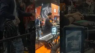NAMM 26 Cory Henry x D'angelo 'Higher' remix #california #korg #keyboard #namm #soul