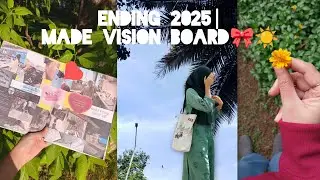 Ending 2025 🙌 | Made Vision board for 2026💌🎀 | Vlog   #trending #aesthetic #visionboard #vlog #new 