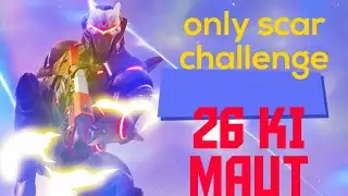 Only scar challenge in GARENA FREE FIRE BATTLEGROUND