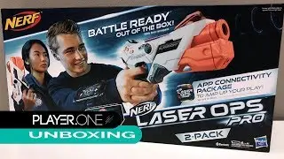 PlayerOne Unboxing NERF Laser Ops Pro AlphaPoint 2-Pack Blasters