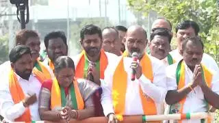 Bandi Sanjay LIVE : Karimnagar Municipal Corporation Campaign  | Telangana Politics | QubeTV News