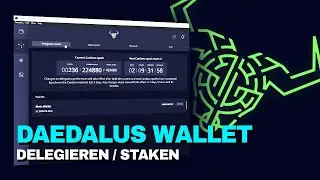 Daedalus Mainnet Wallet | Delegieren / Staken [Deutsch]