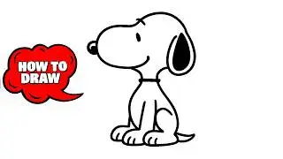How to Draw Snoopy Easy | Step-by-Step Snoopy Drawing Tutorial for Beginners