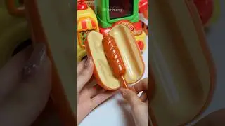 Satisfying Miniature: Hotdog Toy Cooking ASMR