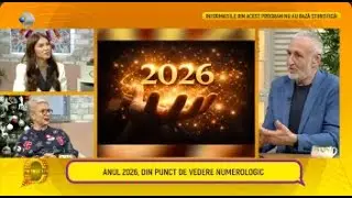 Follow us! - Bogdan Ungureanu: anul 2026 din punct de vedere numerologic!