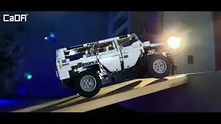 Warrior H2 RC Truck brick model kit - CADA C51044W - 575 bricks