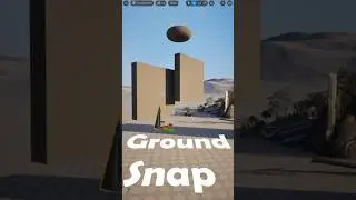 Snap Objects to the Ground in Unreal Engine | Key Shortcut | Environment |  #3d #unrealengine #game