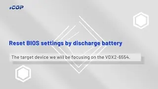 Reset BIOS settings by discharge battery