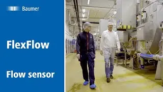 Baumer | Flow sensor FlexFlow | Efficient monitoring of flow velocity and temperature