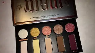 Kat Von D METAL MATTE MINI Palette SWATCHES