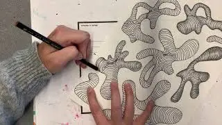 Cross Contour Organic Shapes