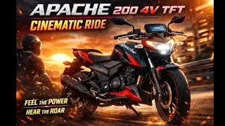 New Apache RTR 200 4V TFT | Cinematic Ride 🏍️⚡