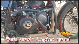 Royal Enfield himalayan crash /engine guard # zana fitting