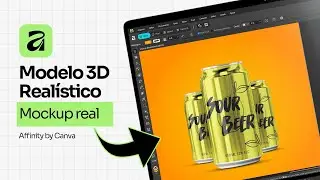 DOMINE O AFFINITY: Tutorial de Mockup de Produto para Iniciantes