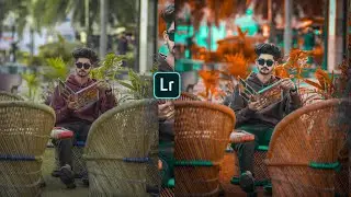 Lightroom Amazing orange & Blue tone photo editing Lightroom background colour change