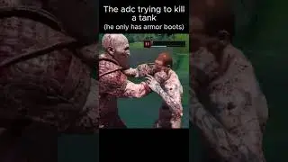 Average tank vs adc fight  #leagueoflegends #adc #gaming#godofwar