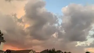 Pink clouds before the storm 8/25/22