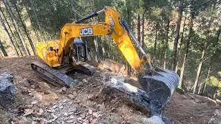 Epic Risky Mountain Road Construction: Heavy Equipment in Action | Excavator Planet