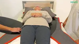 Immedia E-Board Oval L - How to apply a sling on a user lying in bed
