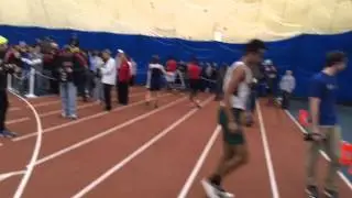 Sterling Pierce of Rancocas Valley wins the boys 200 at the Meet of Champions