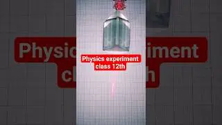 Amazing Laser Light Reflection Experiment with Prism! 🌈✨#ScienceExperiment #Physics#shorts