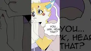 Сердечный приступ от милашки | Комикс от Kurarifox #WaffleVA #furry #comicdub