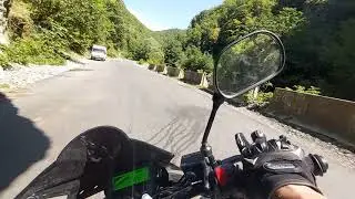 Georgia Country - The Village Of Racha. Ride a Motorcycle ( The Irrepressibles - In This Shirt )