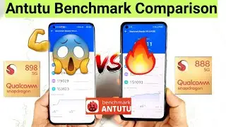 Сравнение результатов теста Antutu между Snapdragon 898 и 888. О, боже, какая огромная разница 😲😱😯🔥