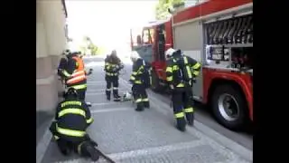 Taktické cvičení – požár nízké budovy