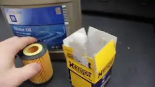 Как заменить масло в двигателе на Opel Corsa - DIY