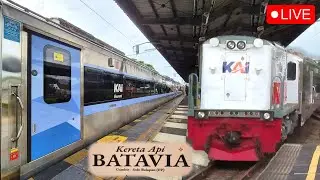 🔴 PERJALANAN PERDANA KERETA API BATAVIA JAKARTA JOGJA SOLO !! Naik KA Batavia Terbaru GAPEKA 2025 !