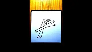 How to draw bird parrot from number 5 #birds #parrot #drawing #art