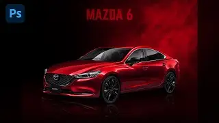 Create a Car Ad Design in Photoshop - Mazda 6 Poster Tutorial