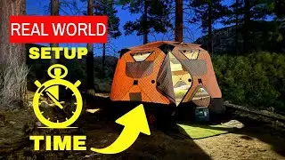 Overlandish Basecamp Setup + ZeroBreeze Mark 3 Cooling Test in Big Bear