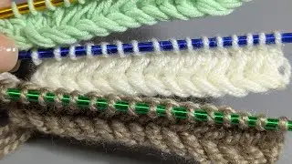 Testing a new cast-on method called &ldquo;Cable Cast-On.&rdquo; I really liked it! Tutorial 🧶🧶🧶