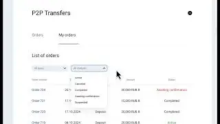 How to deposit or withdraw funds through the P2P service