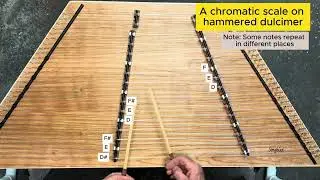 Hear the Chromatic Scale on Piano vs. Hammered Dulcimer
