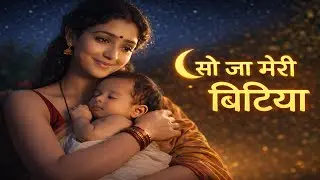 सो जा बिटिया 😴 | माँ की मीठी लोरी | Baby Sleep Lullaby | Hindi Kids Rhymes