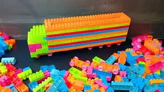 Satisfying DIY Lego Hydraulic Car | Lego Building Blocks Videos #buildingblockstoys MUSCAN TOYS 