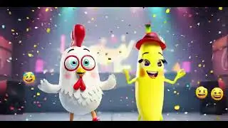 Chicken Banana Funny Skit #1 #Comedy #FunnyVideo #ChickenBanana #ViralSkit #CartoonComedy #BananaMem