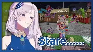 Reine staring at Polka for absolutely no reason
