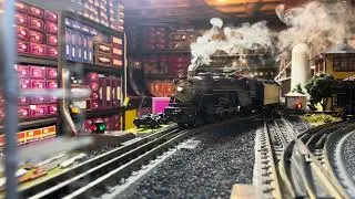 MTH imperial RBMN 425 crossing over on to track 1