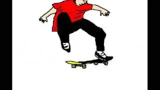 MS Paint + Windows Movie Maker skate animation!