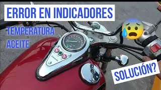 ERROR EN INDICADORES DE TEMPERATURA de Kawasaki VULCAN 500 | 👉como se corrige