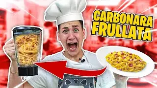 MANGIO CARBONARA FRULLATA! 🤮 Challenge *disgustosa*