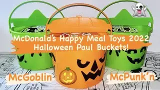 McDonald's Happy Meal Toys 2022 Halloween Pail Bucket McGoblin & McPunk'n Review